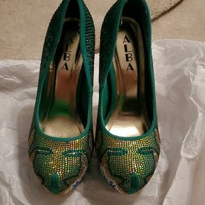 Alba Gem Studded Heels